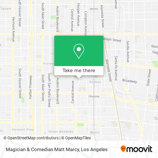 Magician & Comedian Matt Marcy map