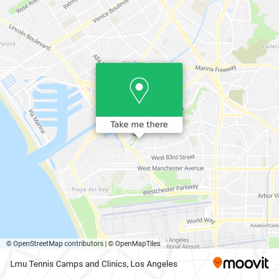 Lmu Tennis Camps and Clinics map