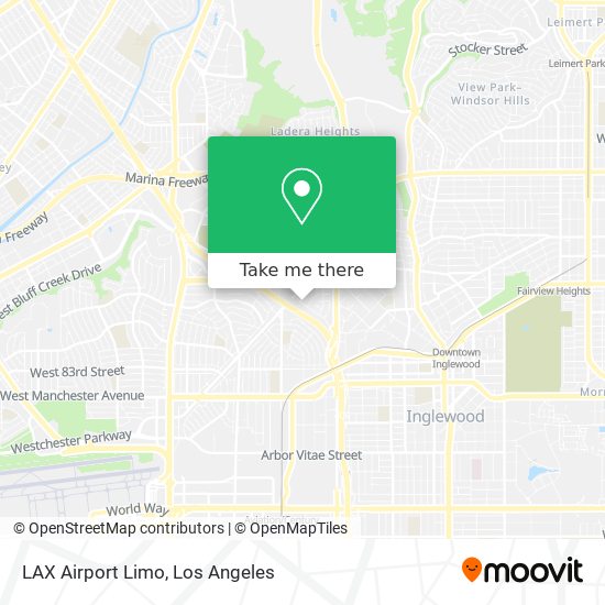 Mapa de LAX Airport Limo