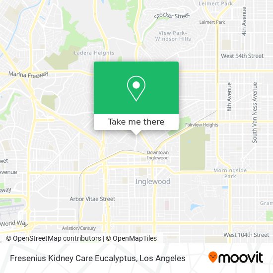 Mapa de Fresenius Kidney Care Eucalyptus