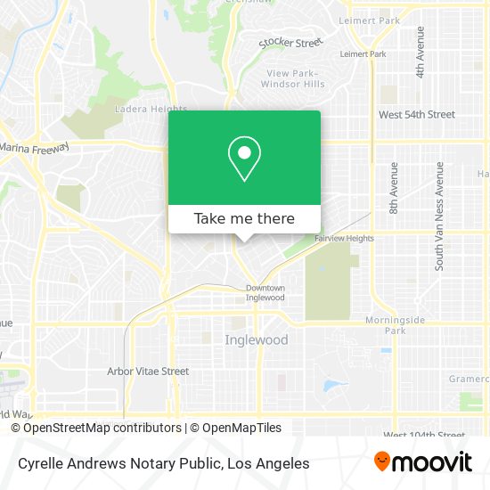 Mapa de Cyrelle Andrews Notary Public