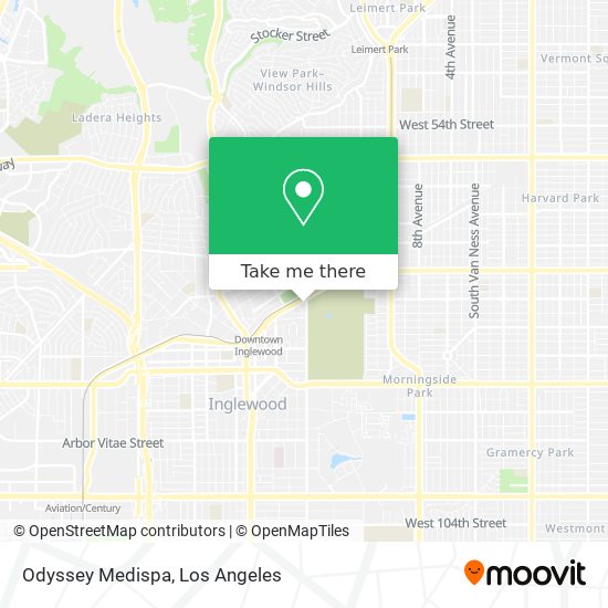 Odyssey Medispa map