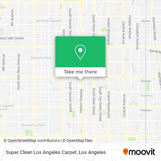 Super Clean Los Angeles Carpet map