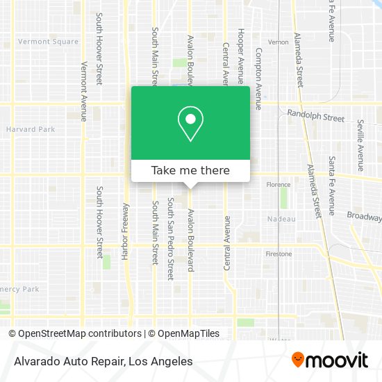 Mapa de Alvarado Auto Repair