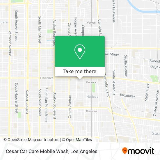 Cesar Car Care Mobile Wash map