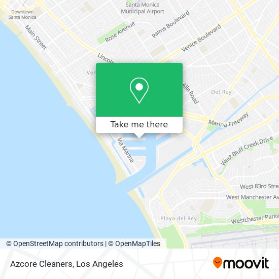 Azcore Cleaners map