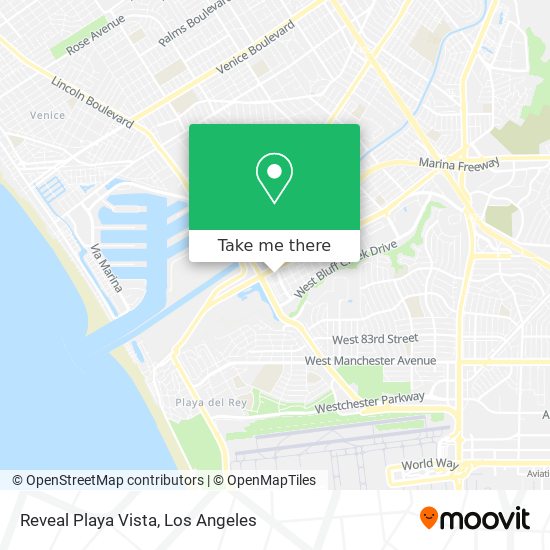 Reveal Playa Vista map