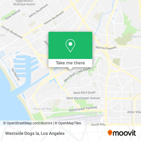 Mapa de Westside Dogs la