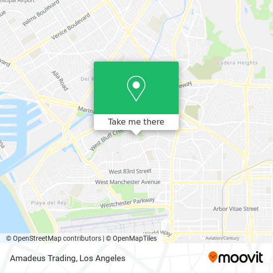 Amadeus Trading map