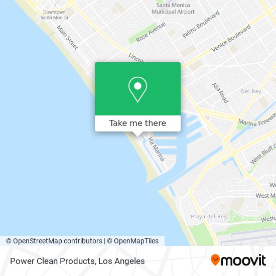 Mapa de Power Clean Products