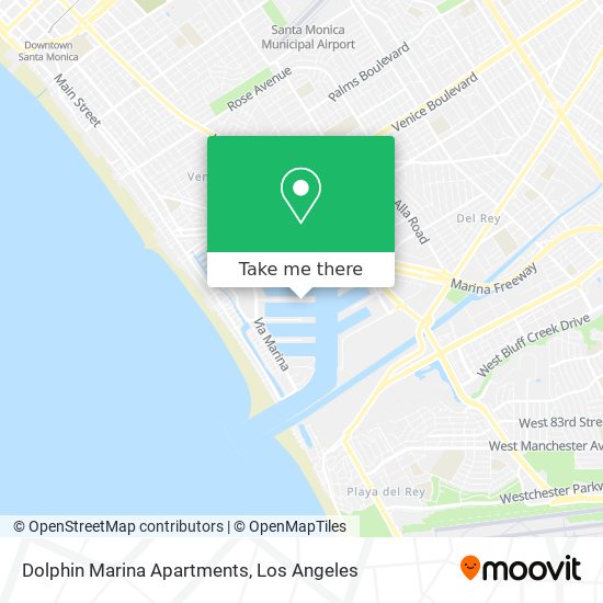 Mapa de Dolphin Marina Apartments