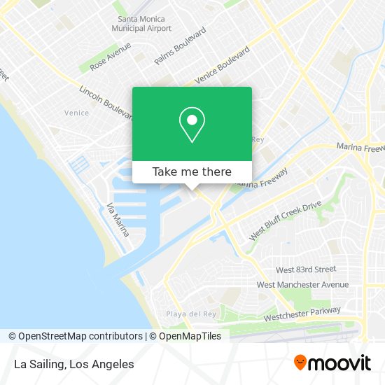 La Sailing map