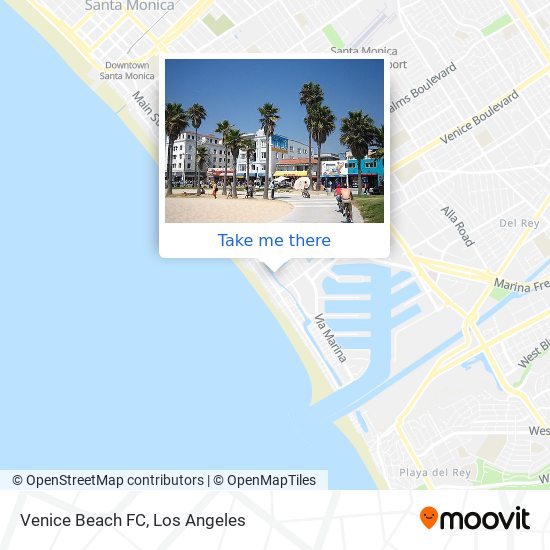 Mapa de Venice Beach FC