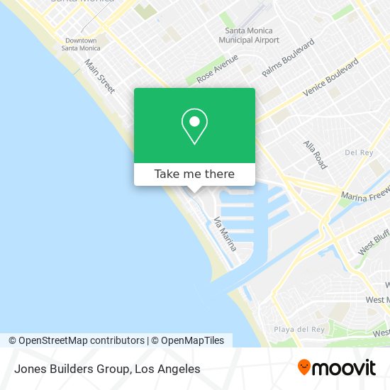 Jones Builders Group map