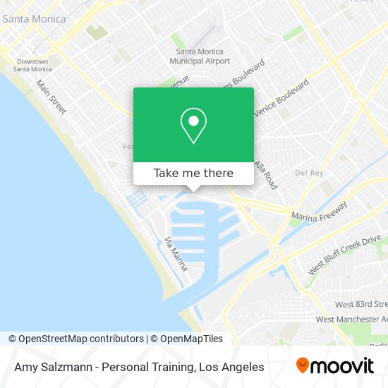 Mapa de Amy Salzmann - Personal Training