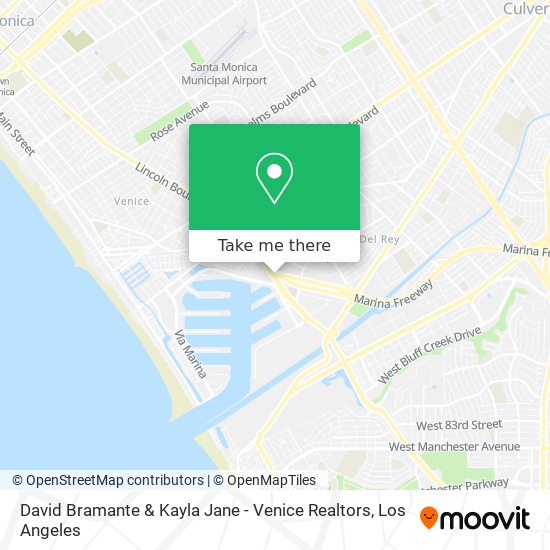David Bramante & Kayla Jane - Venice Realtors map