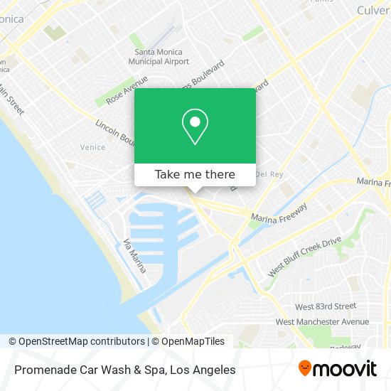 Mapa de Promenade Car Wash & Spa