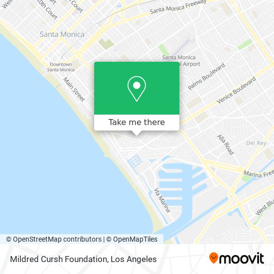 Mildred Cursh Foundation map