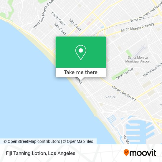 Fiji Tanning Lotion map