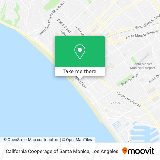 California Cooperage of Santa Monica map