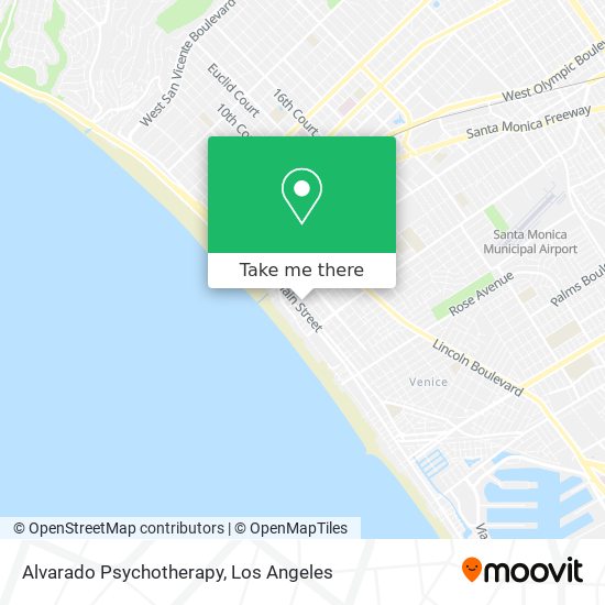 Alvarado Psychotherapy map