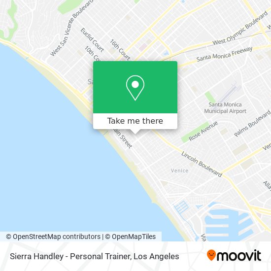 Sierra Handley - Personal Trainer map