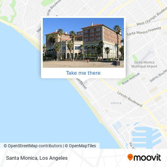 Santa Monica map