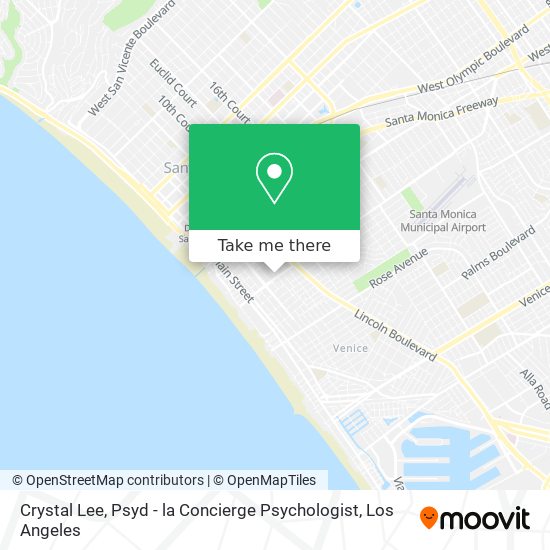 Mapa de Crystal Lee, Psyd - la Concierge Psychologist