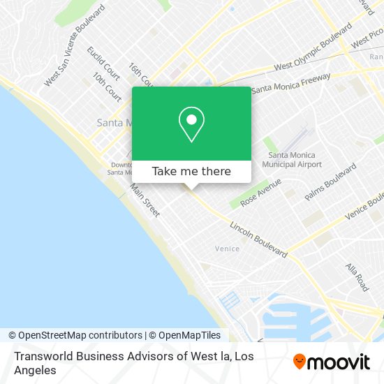 Mapa de Transworld Business Advisors of West la