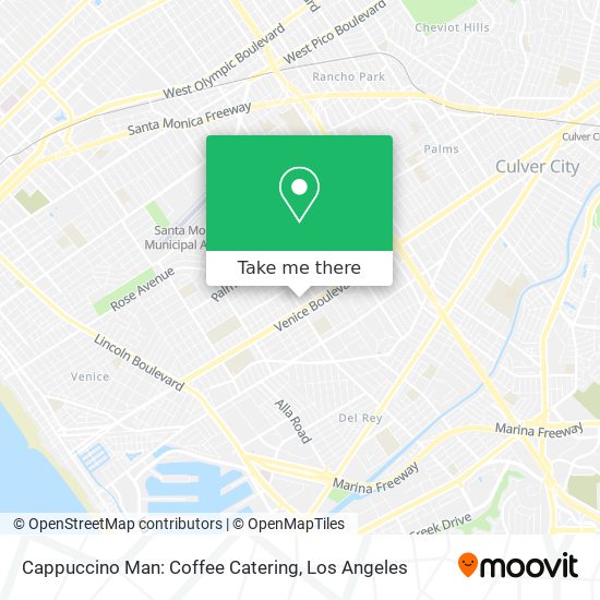 Cappuccino Man: Coffee Catering map