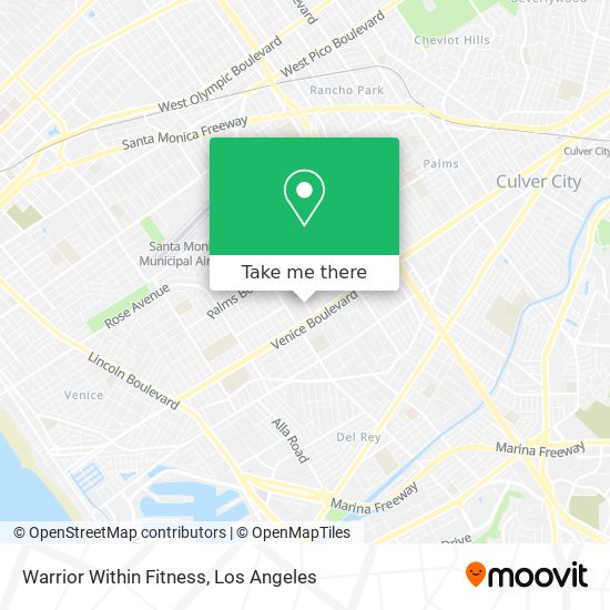 Warrior Within Fitness map