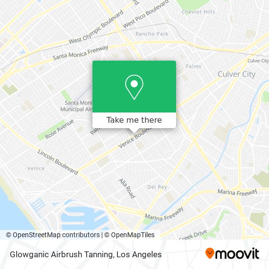 Glowganic Airbrush Tanning map