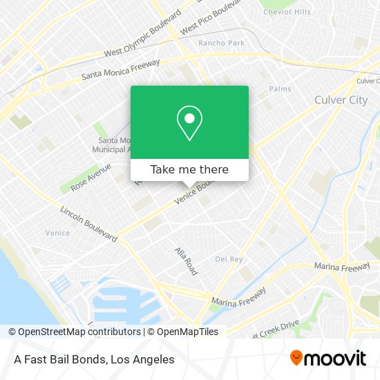 Mapa de A Fast Bail Bonds