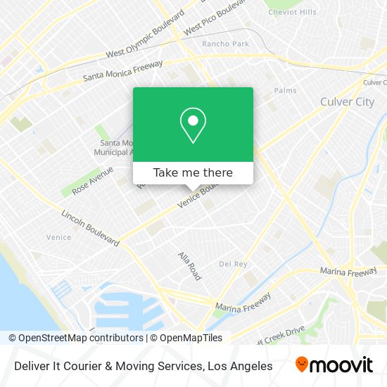 Mapa de Deliver It Courier & Moving Services