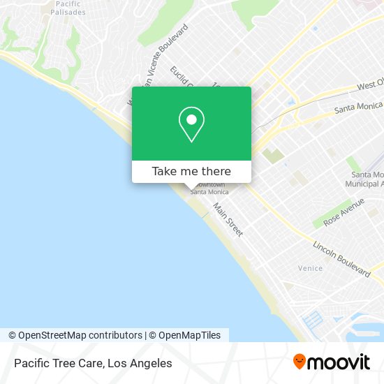 Pacific Tree Care map
