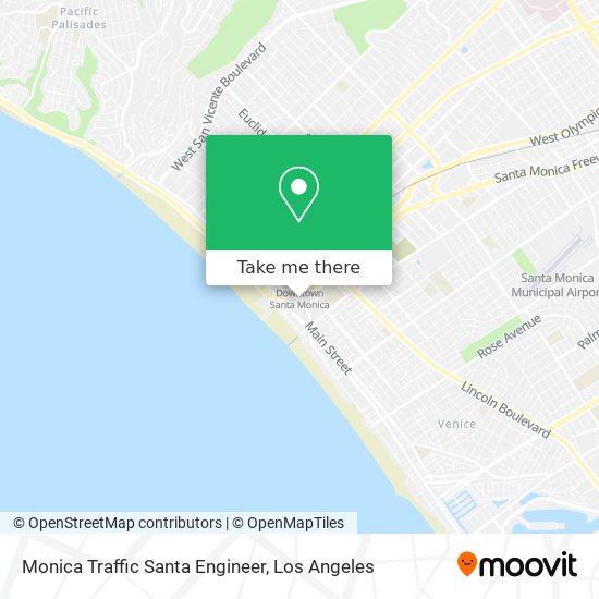 Mapa de Monica Traffic Santa Engineer
