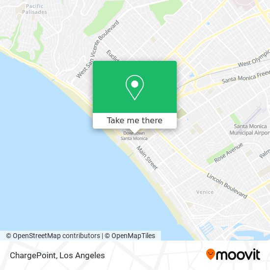 Mapa de ChargePoint