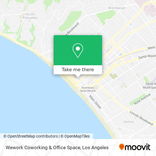 Wework Coworking & Office Space map