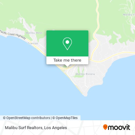 Malibu Surf Realtors map