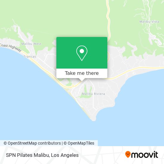 SPN Pilates Malibu map
