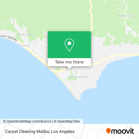 Mapa de Carpet Cleaning Malibu