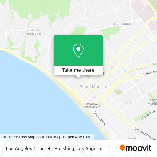 Los Angeles Concrete Polishing map