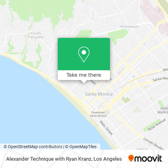 Alexander Technique with Ryan Kranz map