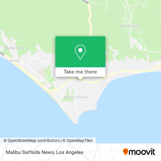 Mapa de Malibu Surfside News