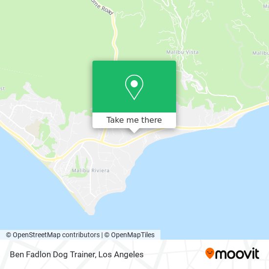 Ben Fadlon Dog Trainer map