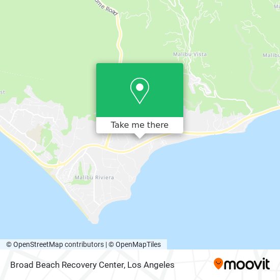 Broad Beach Recovery Center map