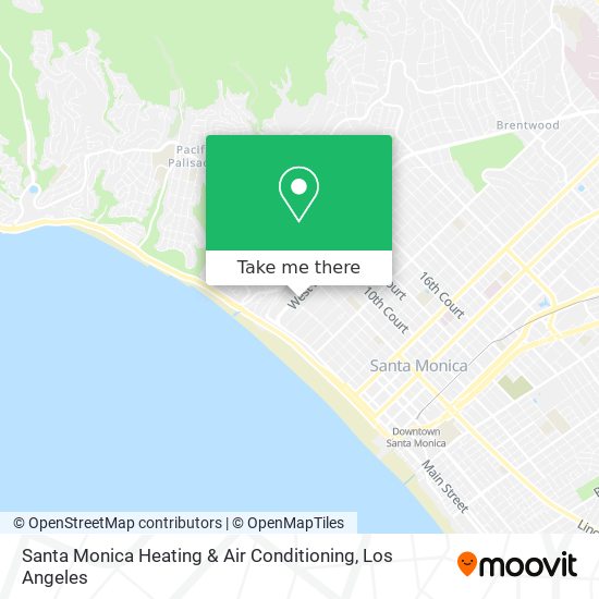 Santa Monica Heating & Air Conditioning map