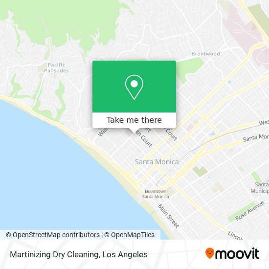 Mapa de Martinizing Dry Cleaning