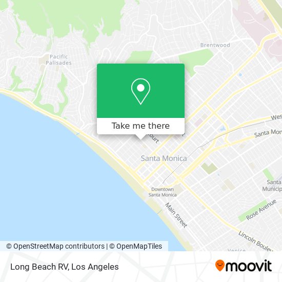 Long Beach RV map