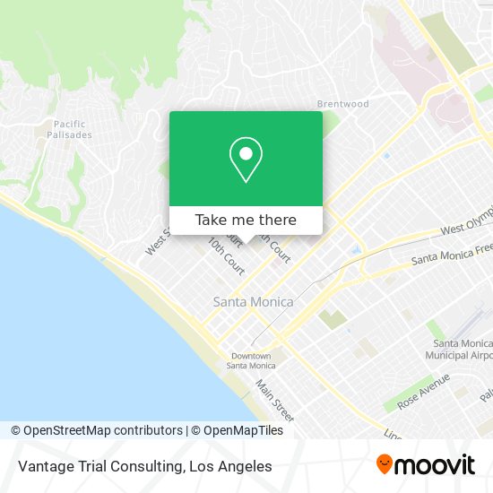 Vantage Trial Consulting map